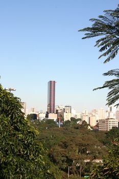 Skyline of Sao Paulo, Brazil.