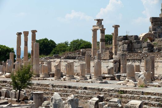 Ruins of the ancient Greek city Ephesus