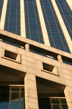 Building in Montevideo - Plaza Indepedencia.
