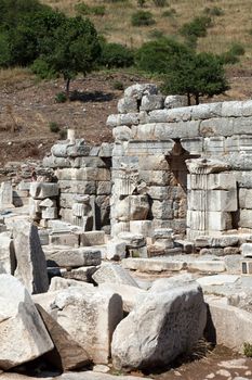 Ruins of the ancient Greek city Ephesus