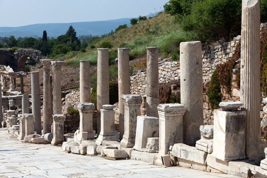 Ruins of the ancient Greek city Ephesus