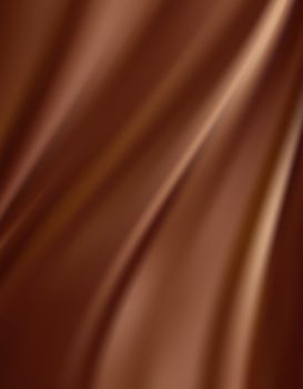 Abstract chocolate background, brown abstract satin