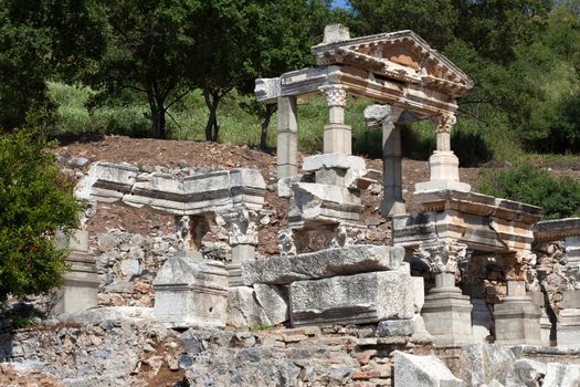Fountain of Trajan  in the ancient Greek city Ephesus