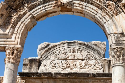 Temple of Hadrian  in the ancient Greek city Ephesus