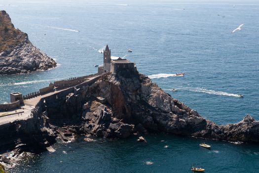 Portovenere main sights  The Gothic church of St. Peter