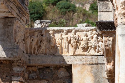 Temple of Hadrian  in the ancient Greek city Ephesus