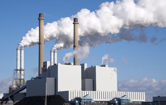 energy plant in holland europoort near rotterdam