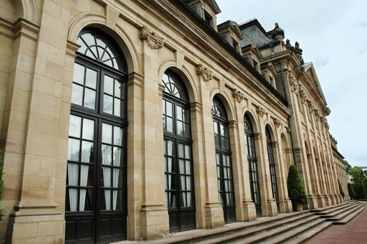 Low angle shot of a historical architecture building