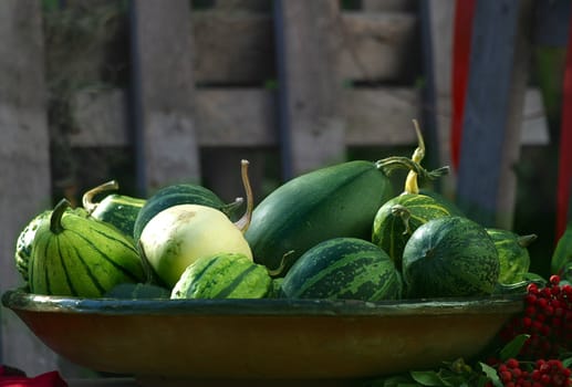Still-life from a pumpkin