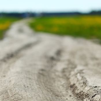 village road landscape background