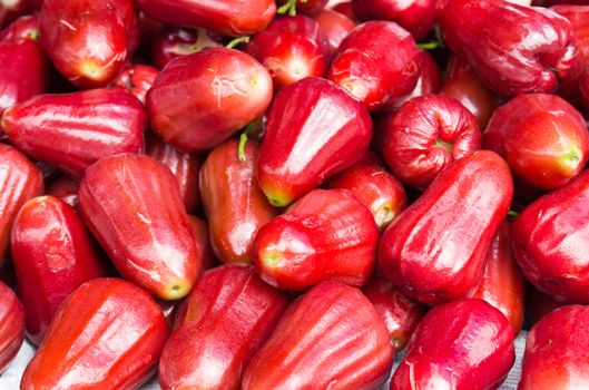 Fresh rose apple fruit in the market