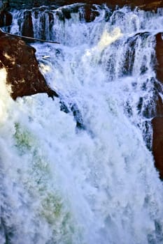 Snoqualme Falls Abstract Washington State Pacific Northwest Gushing Waterfall 