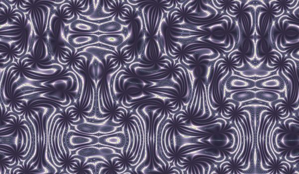 Original floral design, abstract art, purple garden
