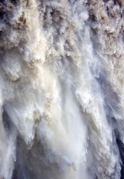 Blue Brown Curtain Snoqualme Falls Abstract Washington State Pacific Northwest Gushing Waterfall 

Not noise, but hundreds of water droplets 