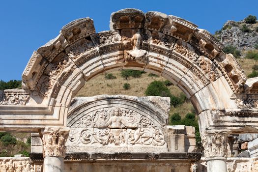 Temple of Hadrian  in the ancient Greek city Ephesus