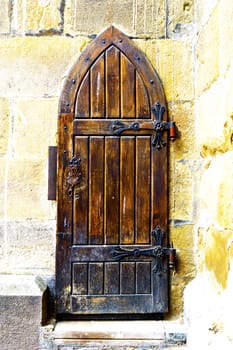 medieval church door