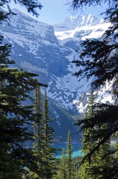 mountains around Lake Moraine,Banff National Park,Canada