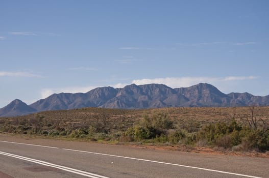 landscape in the australian outback