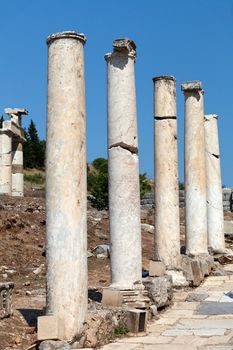 Curetes Street in the ancient Greek city Ephesus