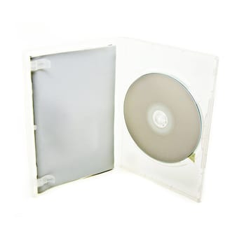 blank box and cd or dvd disk