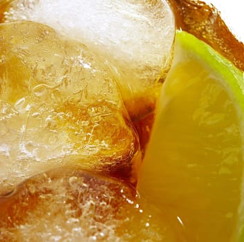 Mojito cocktail on white background