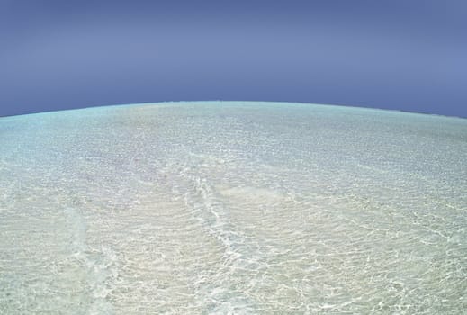 Blue sky,sun and sea