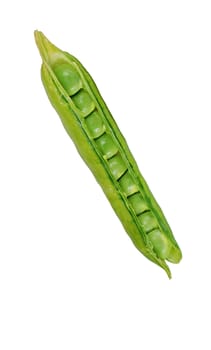 Pea Pod Isolated on a white background