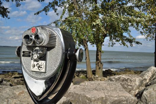 Viewfinder on the rocks