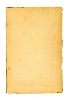 Page from the ancient book on a light background