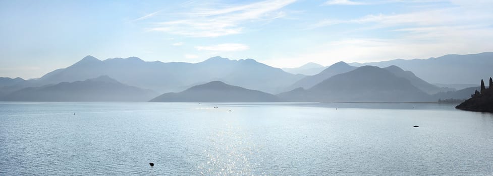 Skadar is a lake on the border of Montenegro with Albania, the largest lake in the Balkan Peninsula.