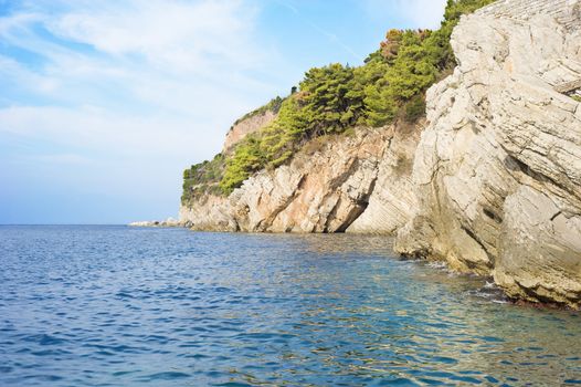 Montenegro coast. Petrovac , Montenegro