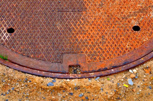 A happy manhole cover