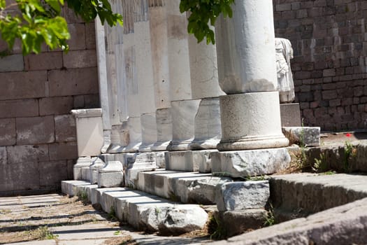 Temple of Trajan at Acropolis of Pergamon