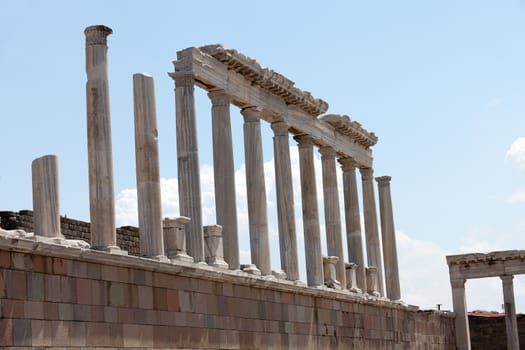 Temple of Trajan at Acropolis of Pergamon