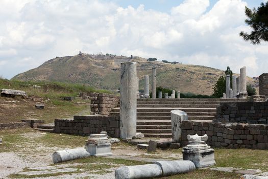 Asclepeion ancient city in Pergamon, Turkey.