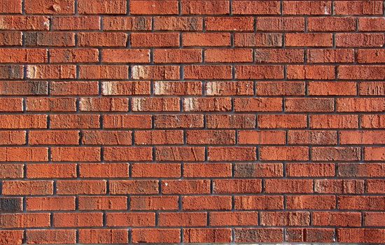 Brick wall well corrected for perspective