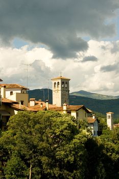 Bell tower of Monastero di Santa Maria in valle, Cividale del Friuli - Italy