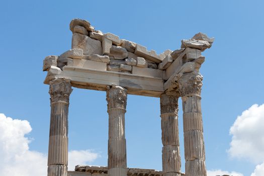 Temple of Trajan at Acropolis of Pergamon