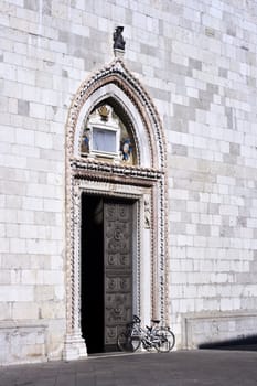 Portal of Cathedral of Santa Maria Assunta, Cividale del Friuli - Italy