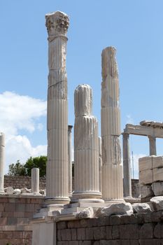 Temple of Trajan at Acropolis of Pergamon