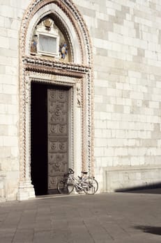 Portal of Cathedral of Santa Maria Assunta, Cividale del Friuli - Italy