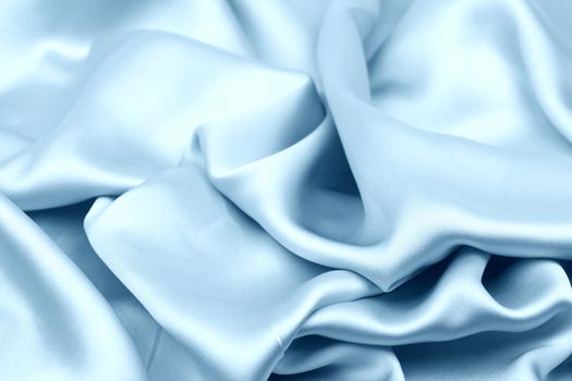 blue satin background closse up
