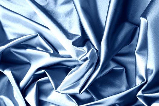 blue satin background closse up