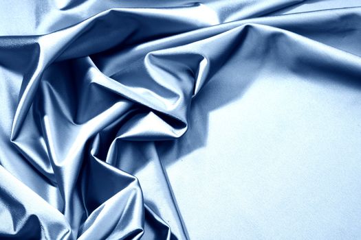 blue satin background closse up