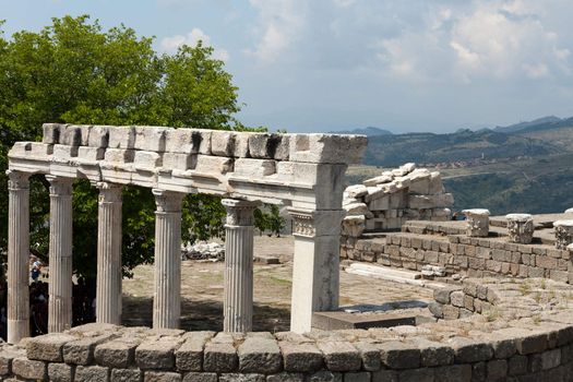 Temple of Trajan at Acropolis of Pergamon