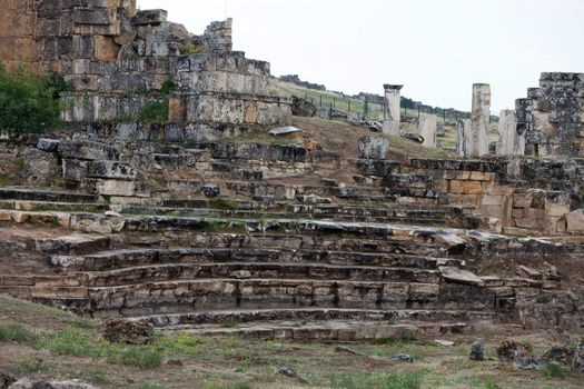 ruins of the ancient city of Hierapolis