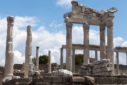 Temple of Trajan at Acropolis of Pergamon
