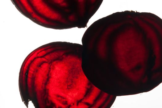 sliced raw beet