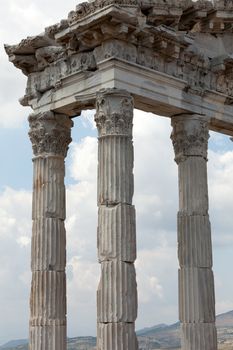 Temple of Trajan at Acropolis of Pergamon