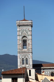 View of the Giotto's bell tower - Florence 